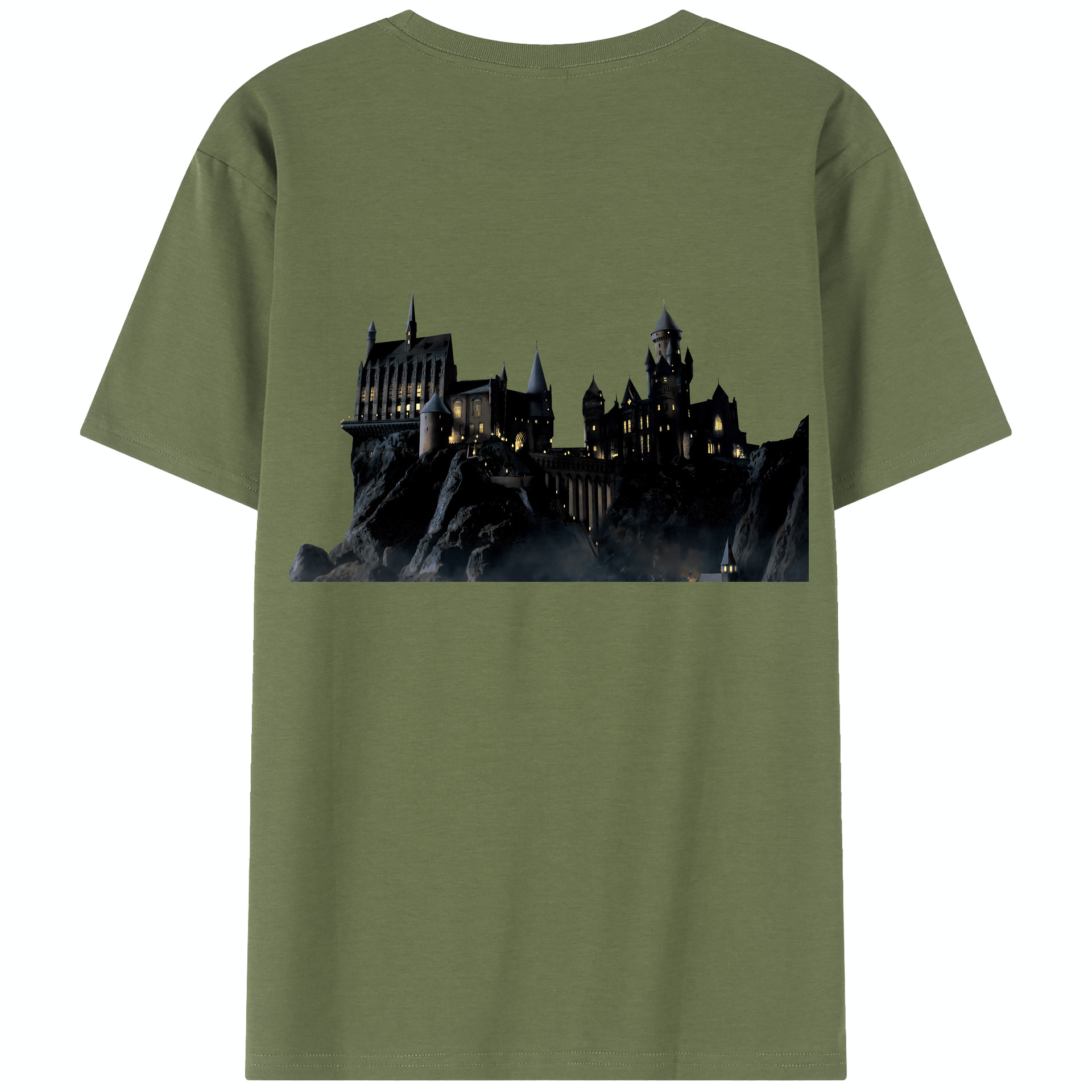 （画像用） Harry Potter ハリー・ポッターシリーズ 綿100％半袖Tシャツ（背面プリント）
